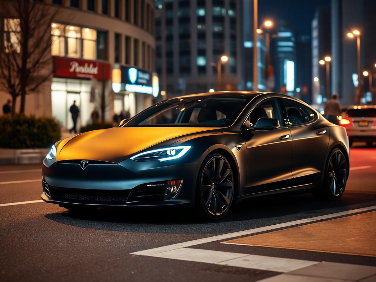 Tesla Model S – Matt Black